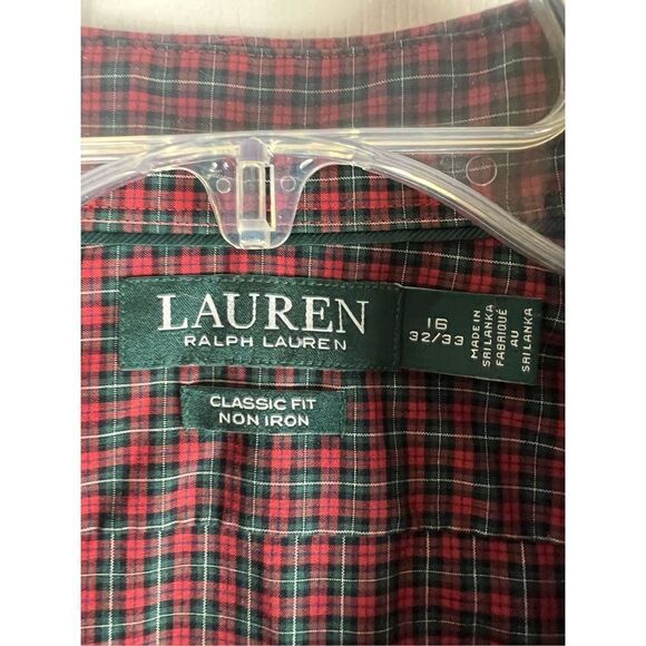 Ralph Lauren Mens Classic Fit Non Iron Button Down Shirt 16 32/33 - Picture 2 of 3